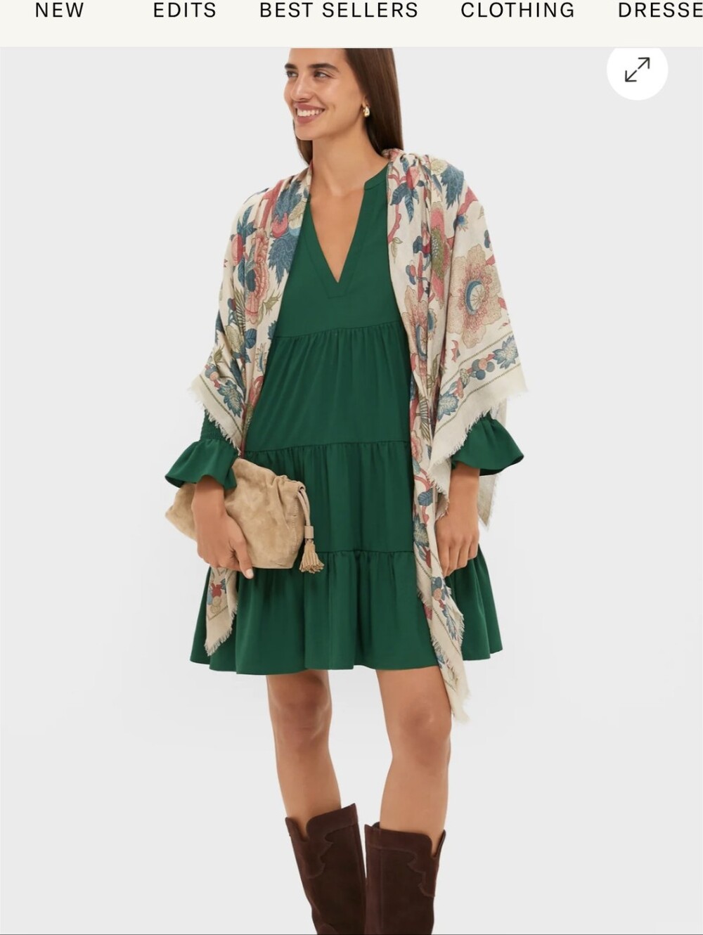 Pomander Place Emerald Hunter Kenzo Green Dress - Picture 7 of 7